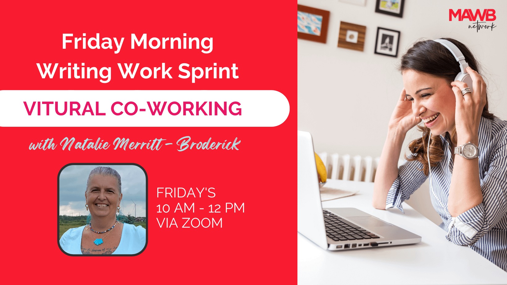 Event Details for the Virtual Co-Working Writing Sprint