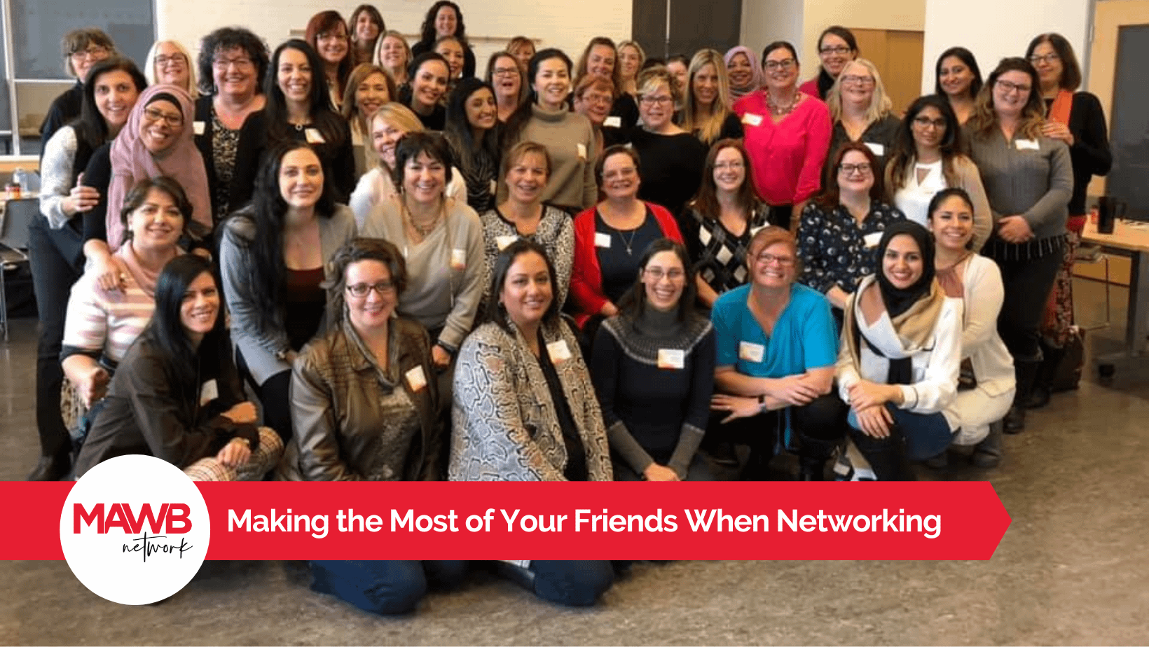 Group photo of businesswomen at a networking in Mississauga