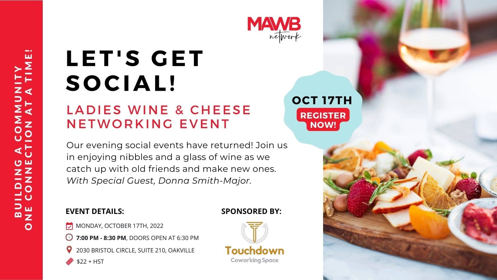 ladies wine & cheese networking EVENT