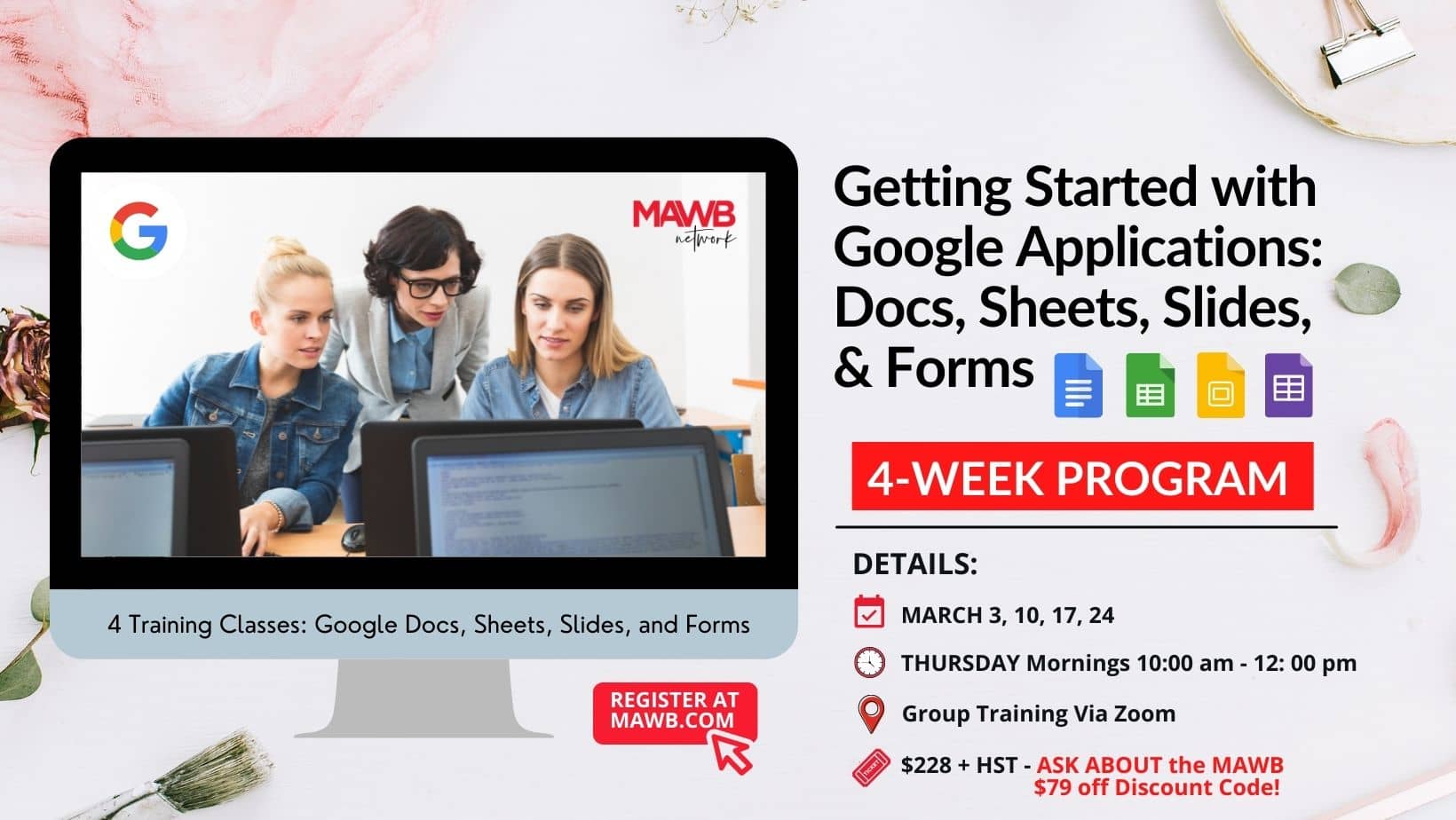 Getting Started with Google Applications: Docs, Sheets, Slides, & Forms