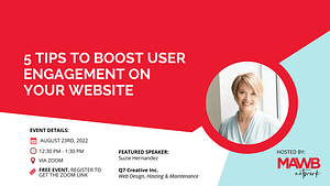 Lunch & Learn: 5 Tips to Boost User Engagement on your Website