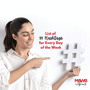 List of 88 Hashtags for every day of the week - #themedays