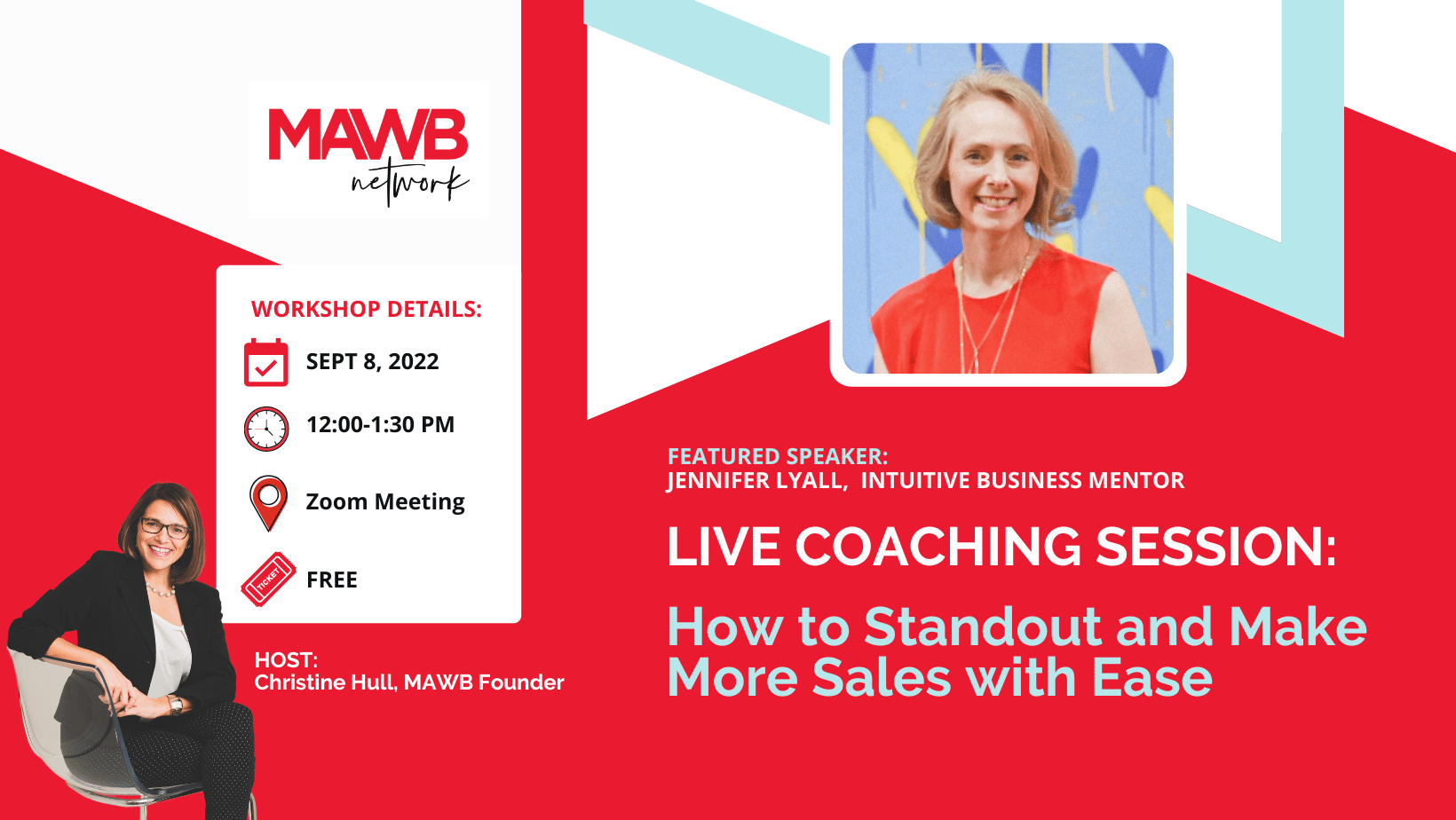 In this free LIVE coaching session you’ll discover: · The top blocks that prevent you from confidently sharing what you do, and how to breakthrough
