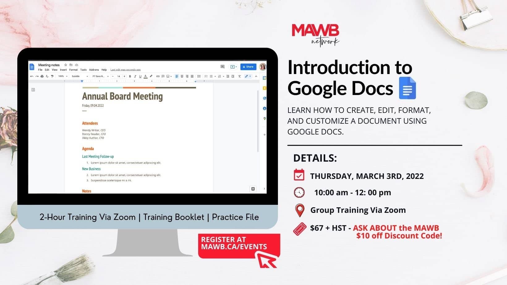 Introduction to Google Docs Training Class